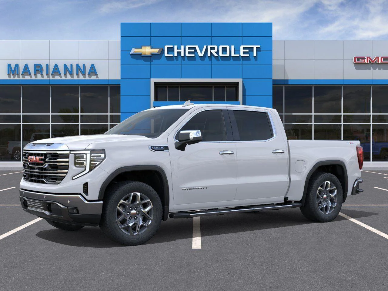 New 2026 Summit White GMC SLT image 2