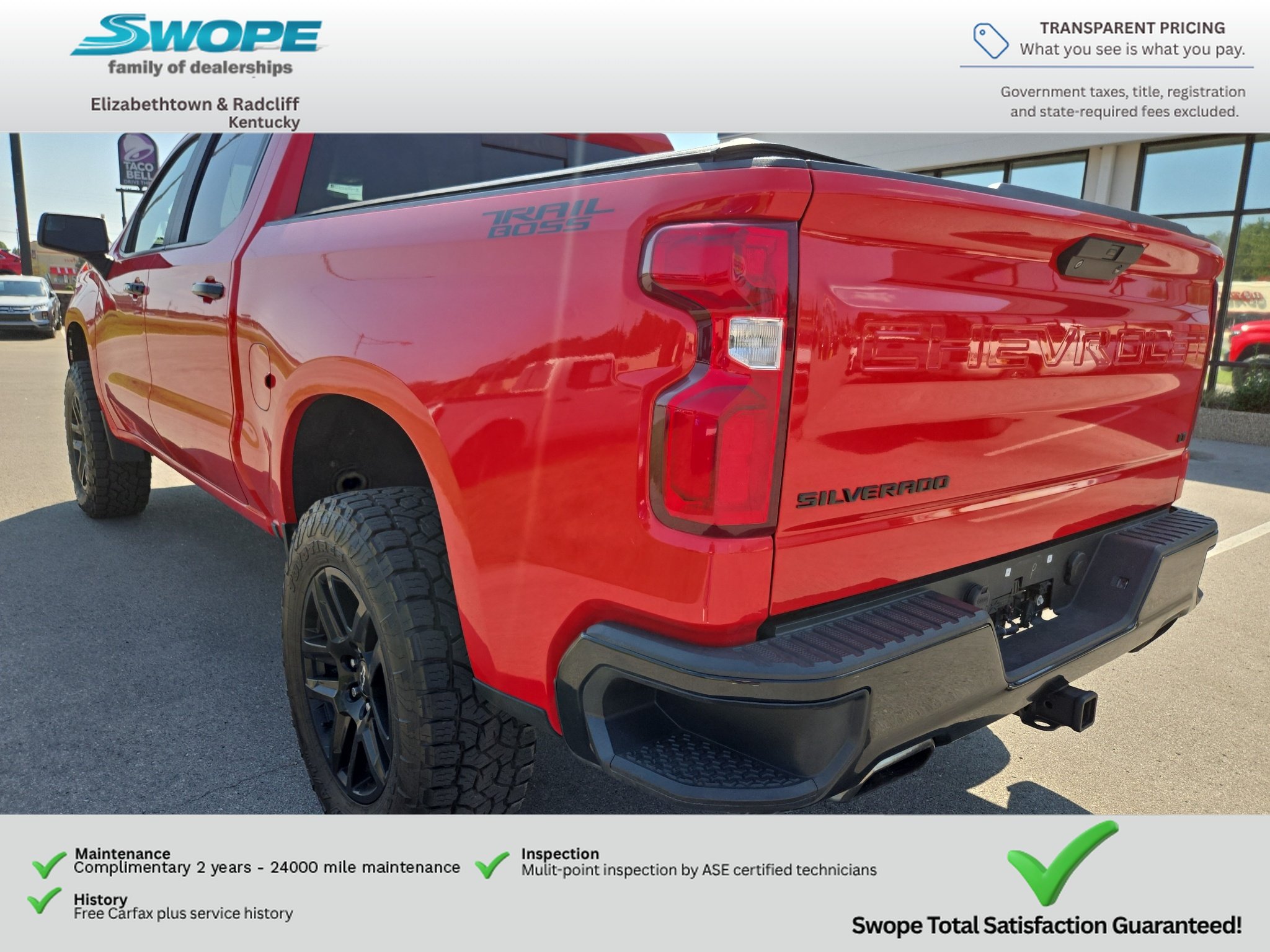 Used 2021 Red Hot Chevrolet LT Trail Boss image 5