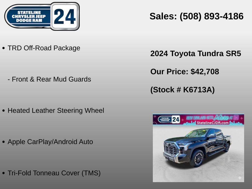 Used 2024 Black Toyota SR5 image 5