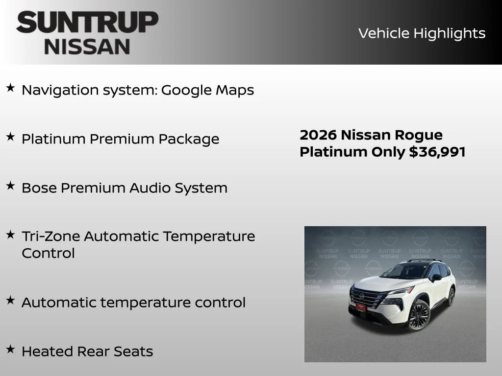 Certified Used 2026 White Nissan Platinum image 8