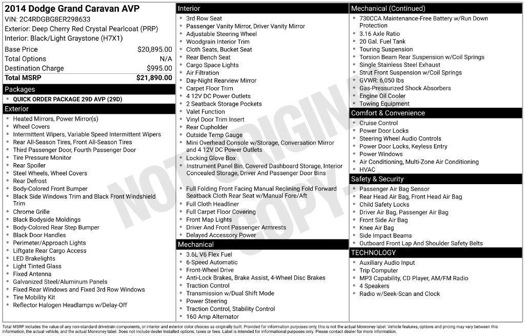 Used 2014 Red Dodge AVP image 4