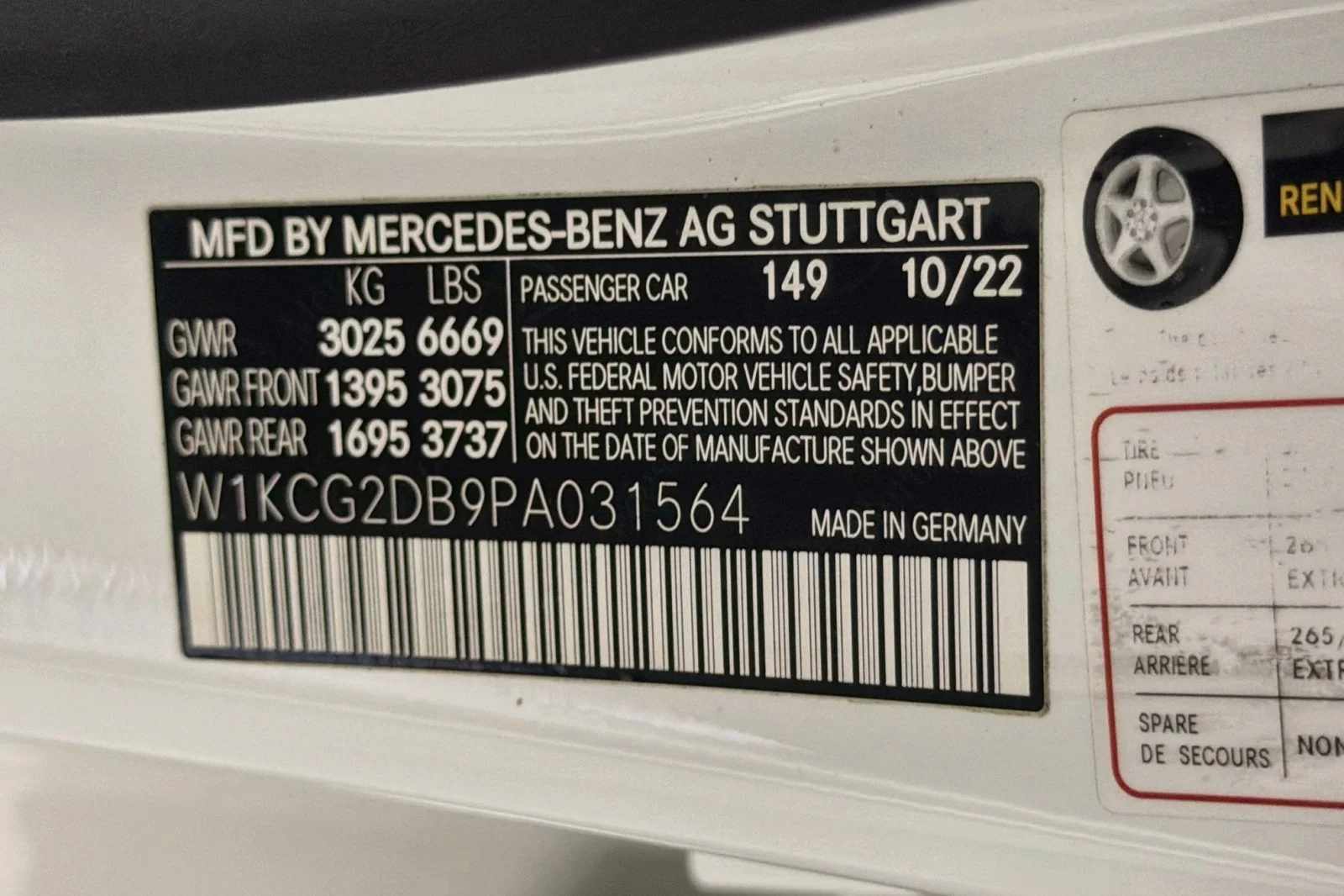 Certified Used 2023 Polar White Mercedes-Benz EQS 450+ image 27