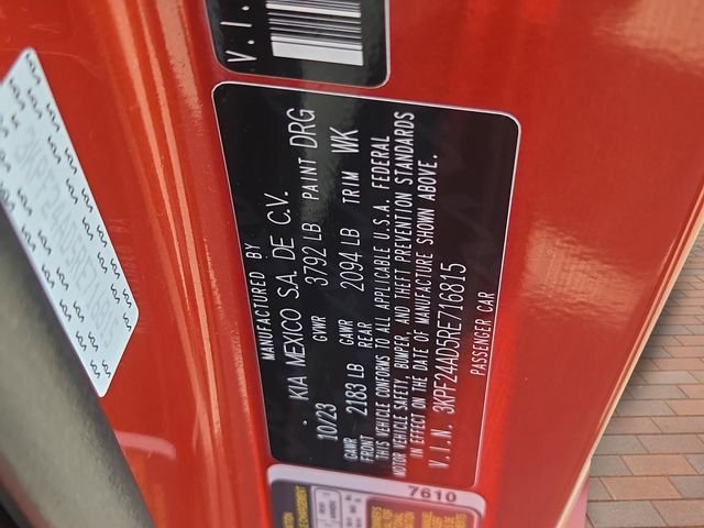 Certified Used 2024 Red Kia LXS image 8