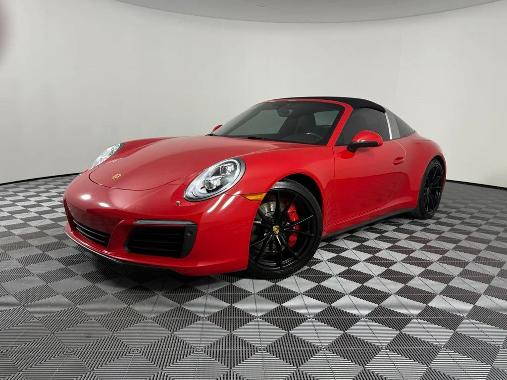 Used 2017 Red Porsche Targa 4S image 1