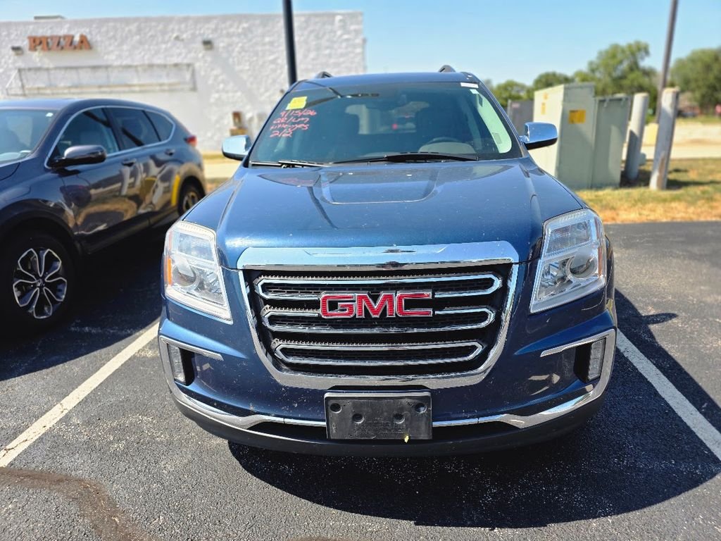 Used 2017 Slate Blue Metallic GMC SLT image 1