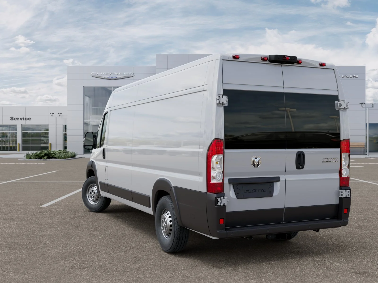 New 2026 Bright White Clearcoat RAM High Roof image 29