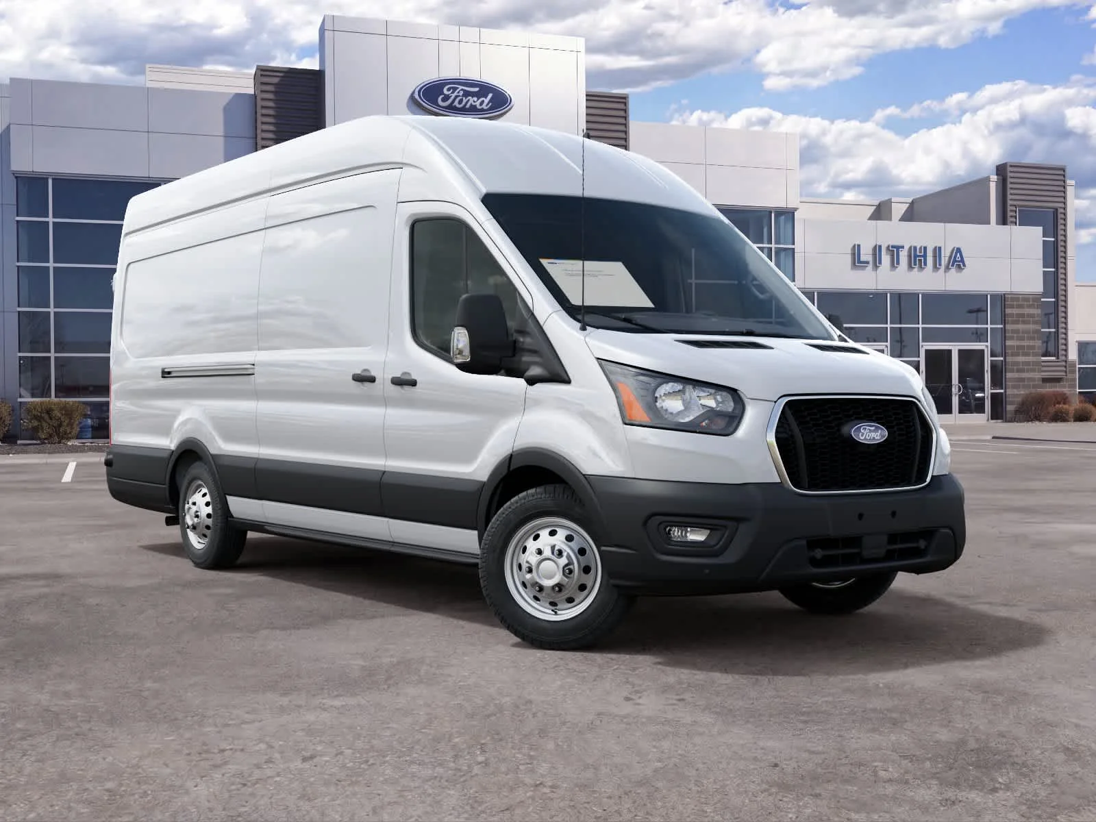 New 2027 Oxford White Ford Cargo Van image 4