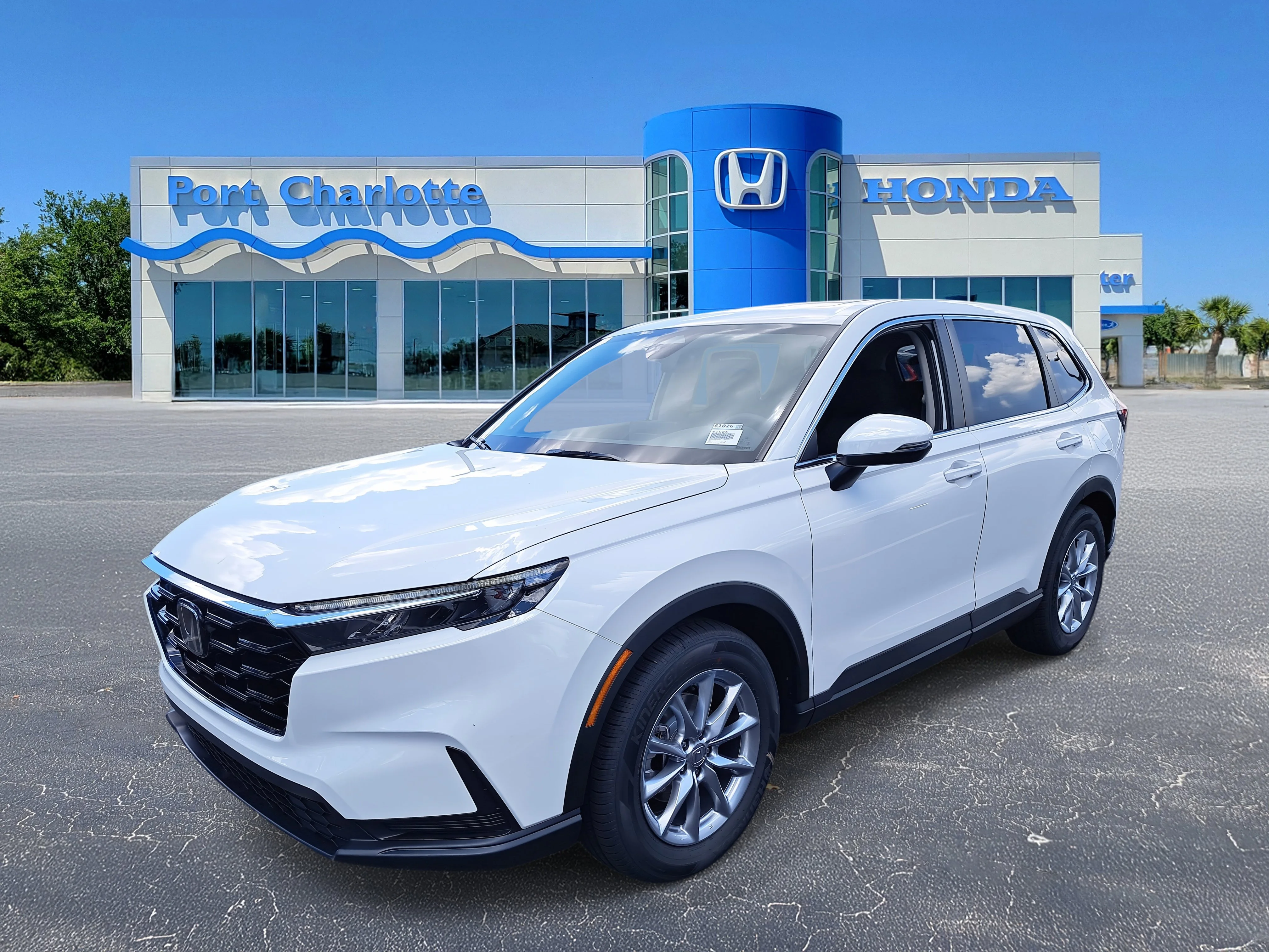 New 2026 Platinum White Pearl Honda EX image 1