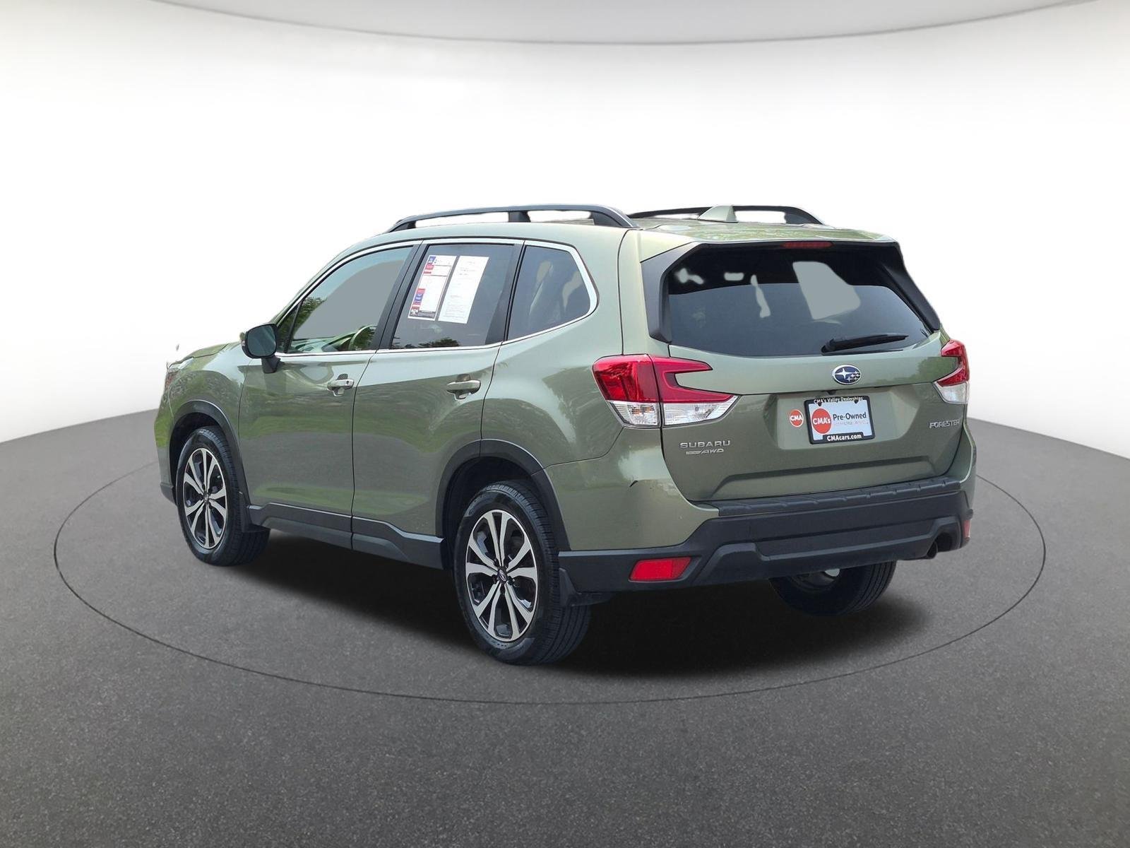 Used 2019 Jasper Green Metallic Subaru Limited image 3