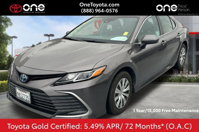 Certified Used 2022 Gray Toyota LE image 1
