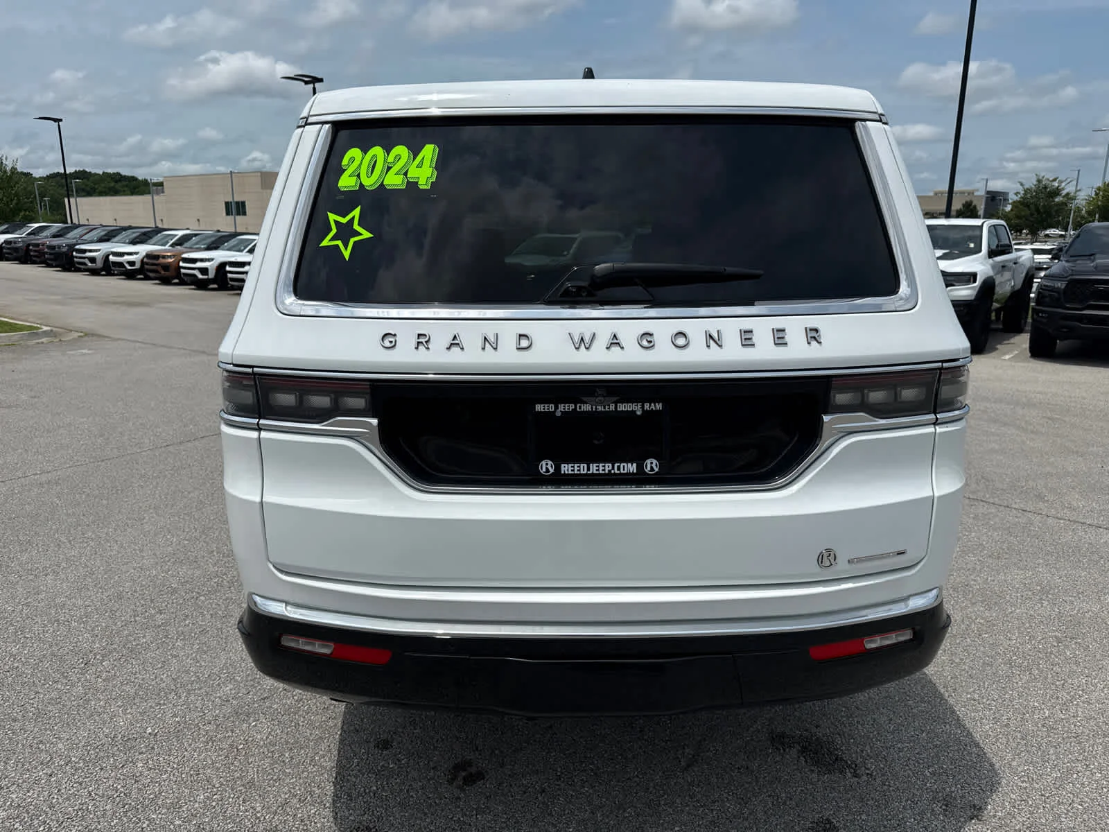 Used 2024 Bright White Clearcoat Jeep Series III image 7