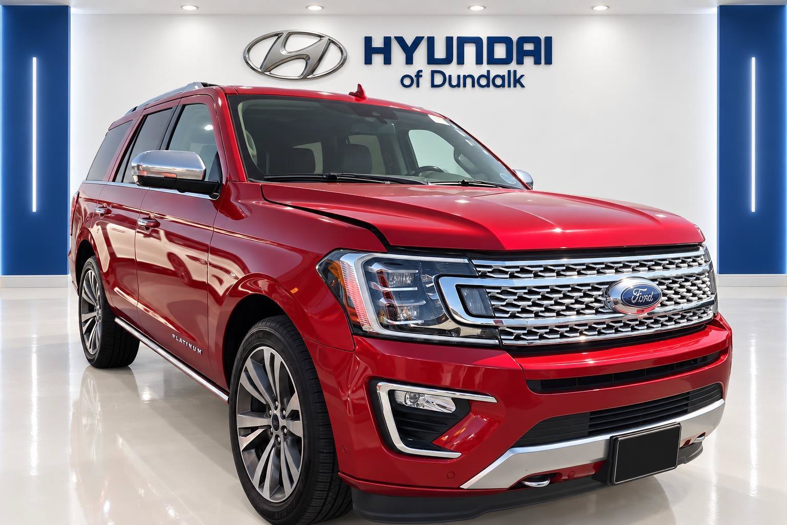 Used 2020 Red Ford Platinum image 3