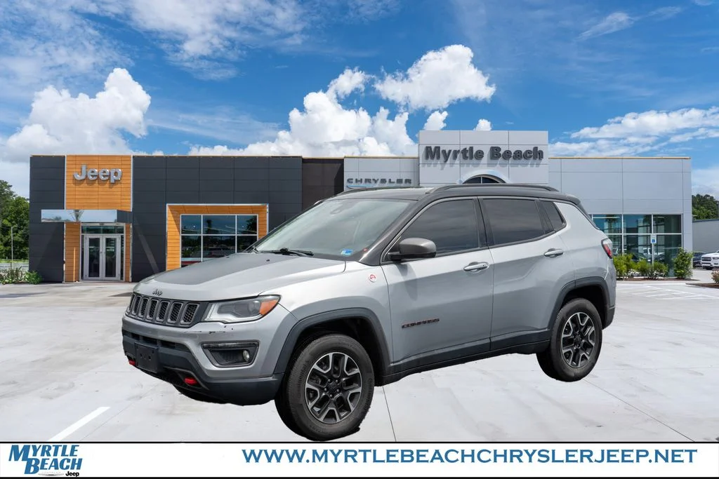 Certified Used 2021 Billet Silver Metallic Jeep Trailhawk image 1