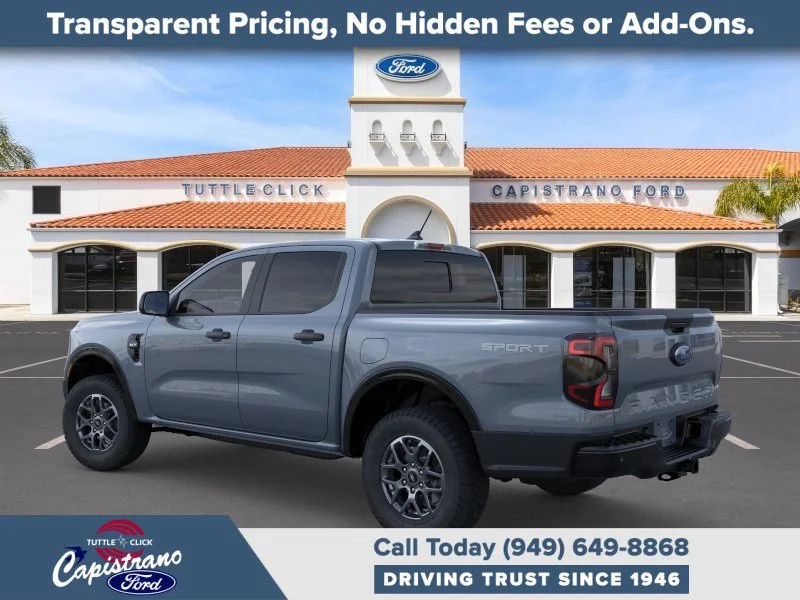 New 2025 Azure Gray Metallic Tri-coat Ford XLT image 4