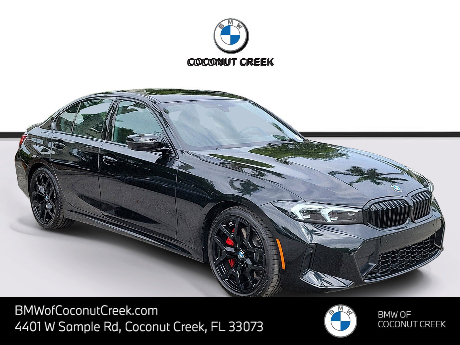 New 2026 Black Sapphire Metallic BMW 330i NA image 1