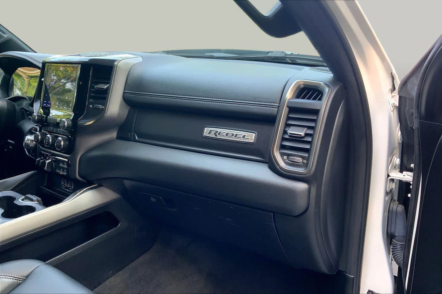 Used 2021 Bright White Clear Coat Ram Rebel image 17