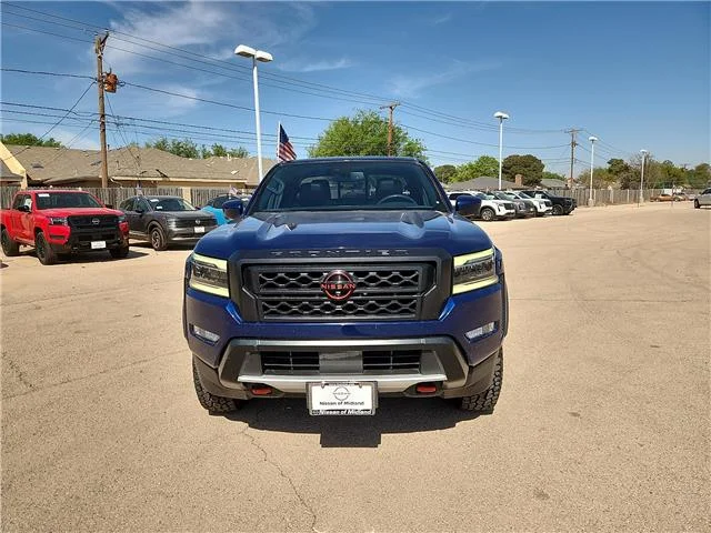 Used 2022 Blue Nissan PRO-X (A9) 4x2 Crew Cab 5 ft. box 126 in. WB image 7
