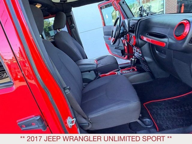 Used 2017 Red Jeep Unlimited Sport image 22