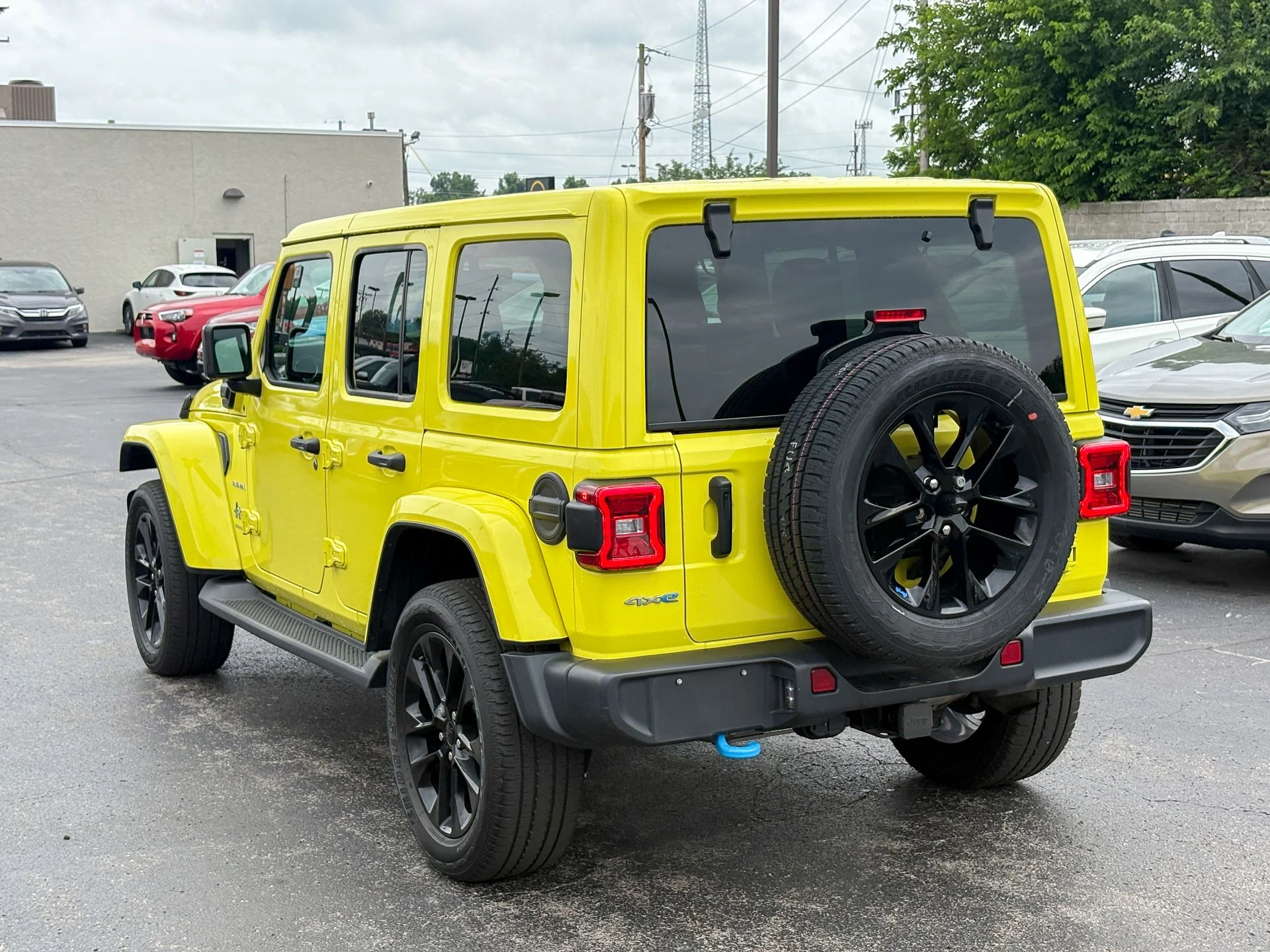 Used 2023 Yellow Jeep Sahara 4xe image 11