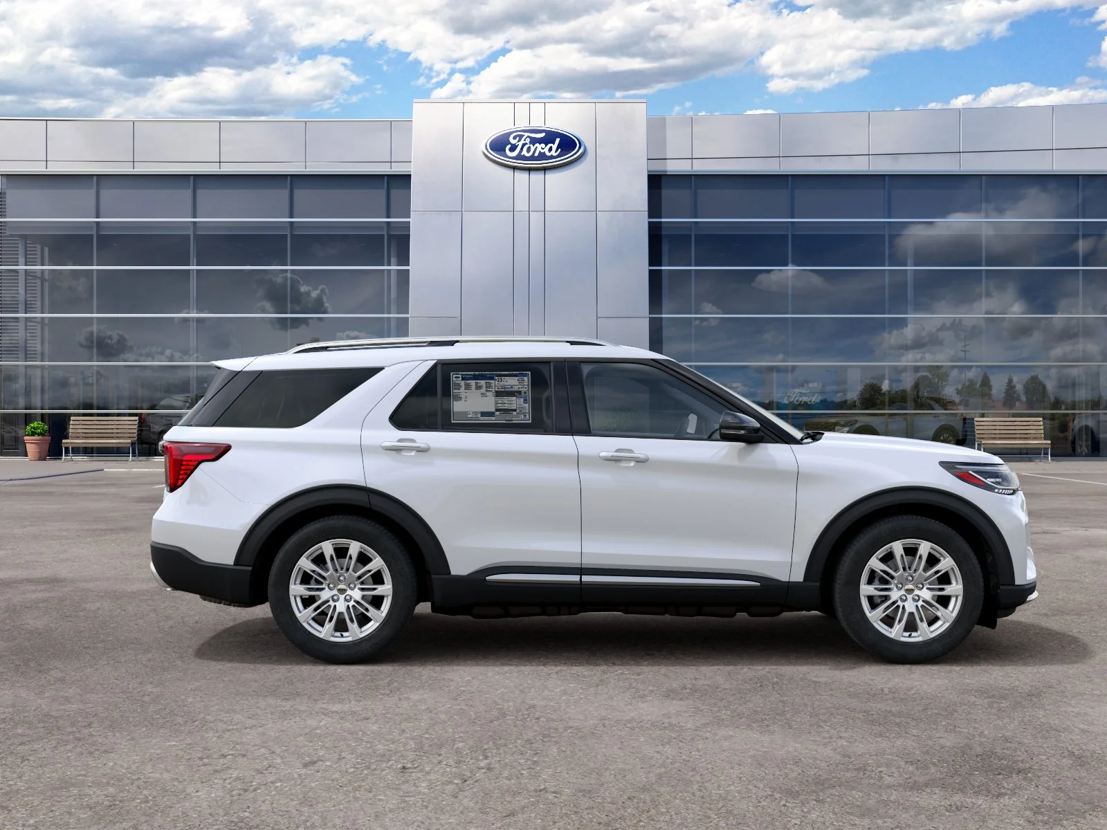 New 2027 Star White Metallic Tri-Coat Ford Platinum™ image 29
