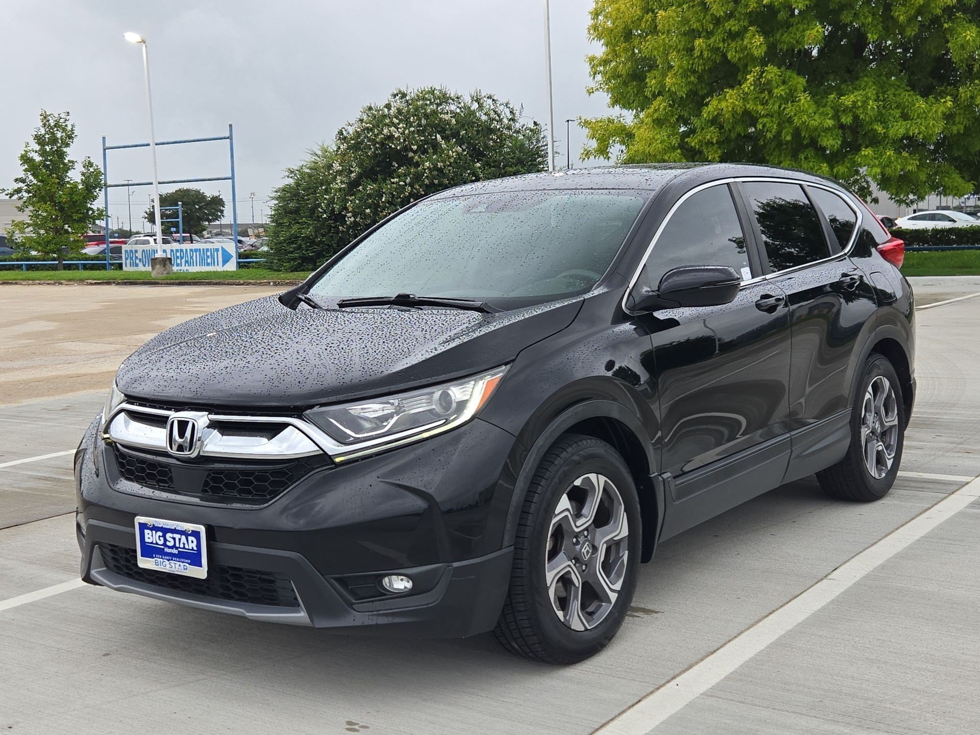 Used 2017 Crystal Black Pearl Honda EX image 7