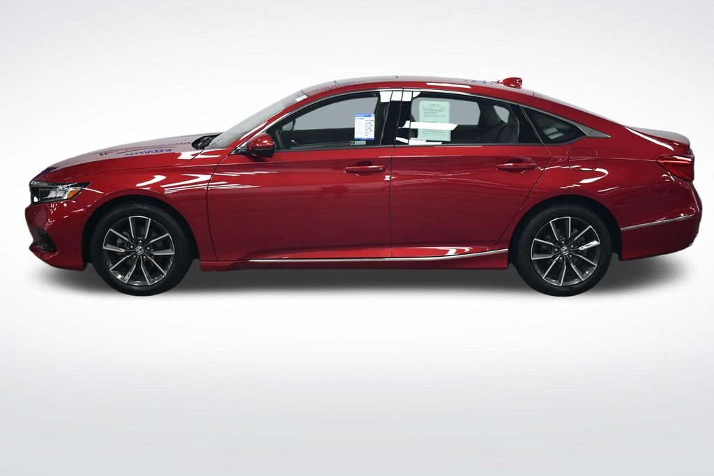 Certified Used 2021 Radiant Red Metallic Honda EX-L image 2