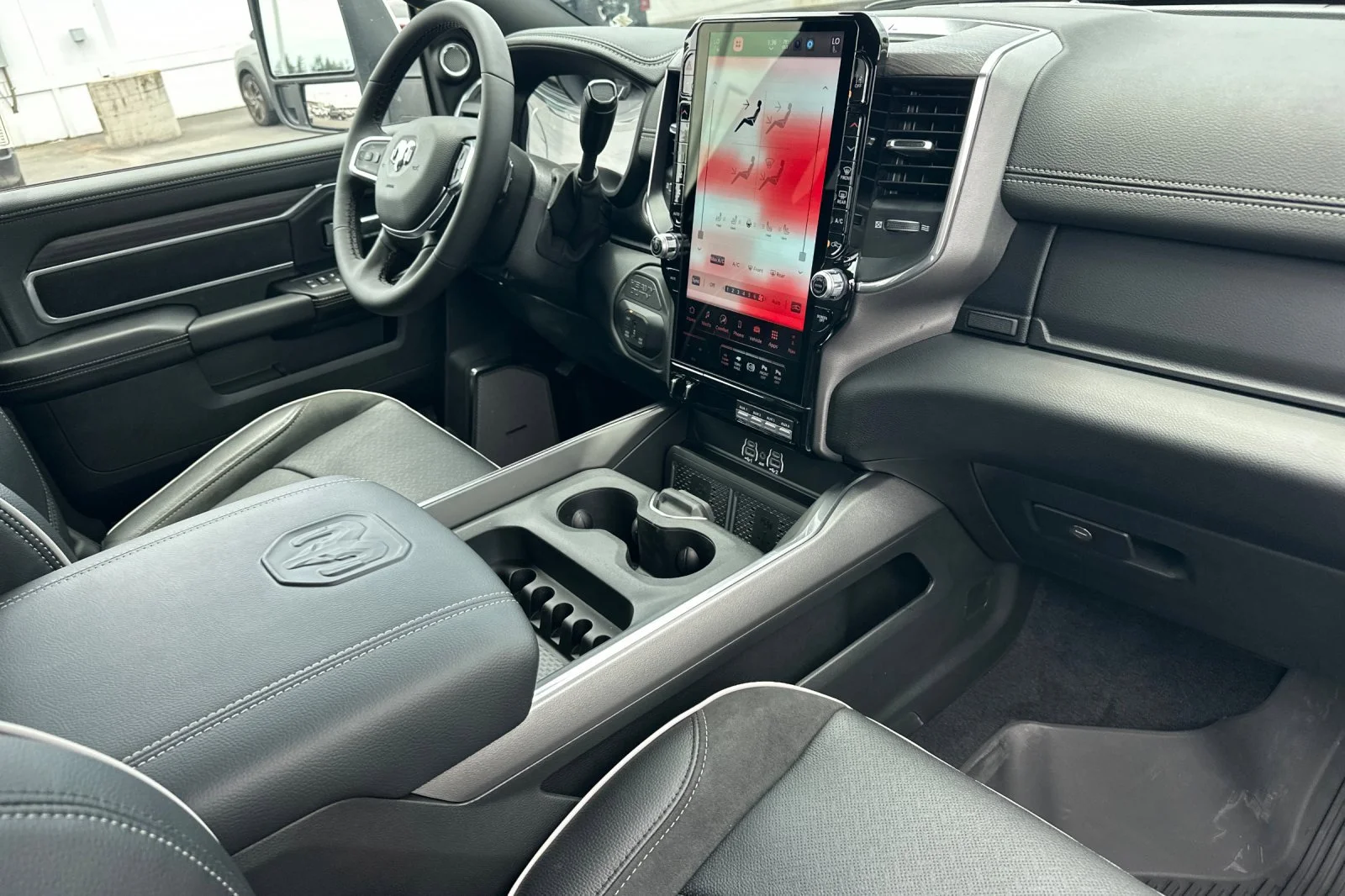 New 2026 Bright White Clear-Coat Exterior Paint RAM Laramie image 15