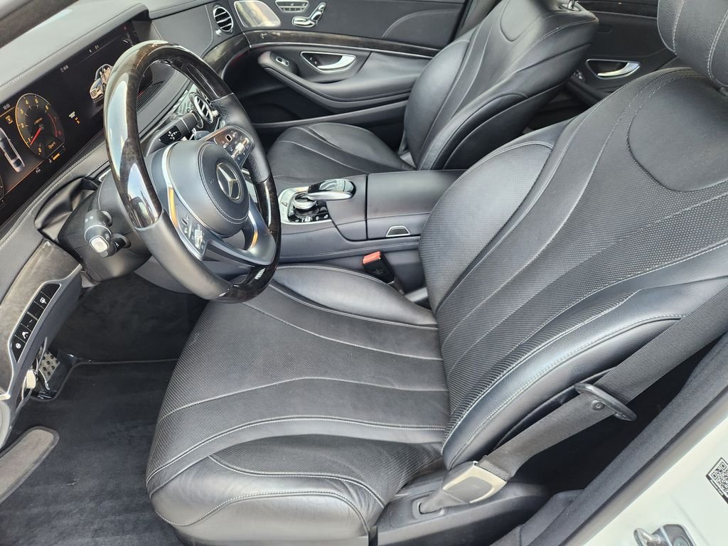 Used 2018 designo Diamond White Mercedes-Benz S 450 image 12