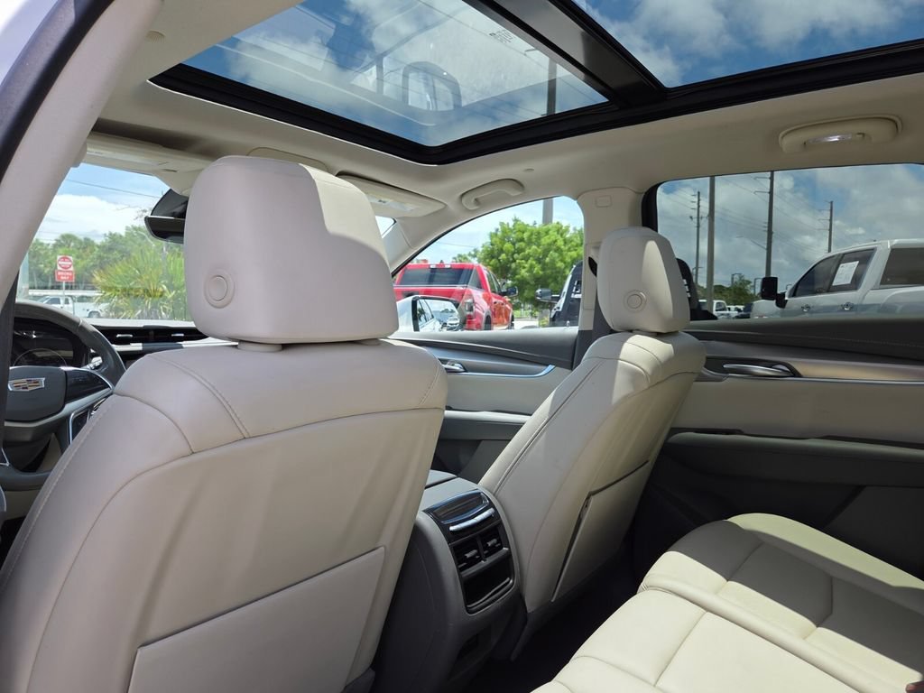 Used 2023 Crystal White Tricoat Cadillac AWD Premium Luxury image 24