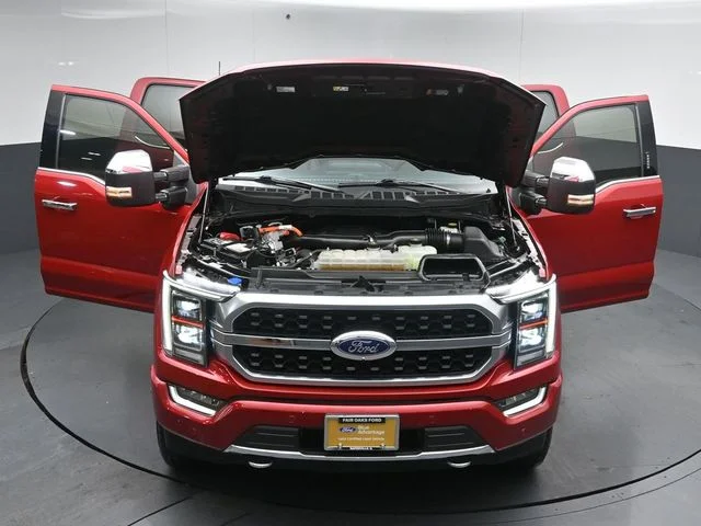 Certified Used 2021 Red Ford Platinum image 54