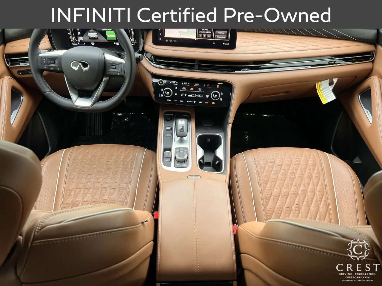 Certified Used 2027 Radiant White Black Obsidian INFINITI AUTOGRAPH image 12