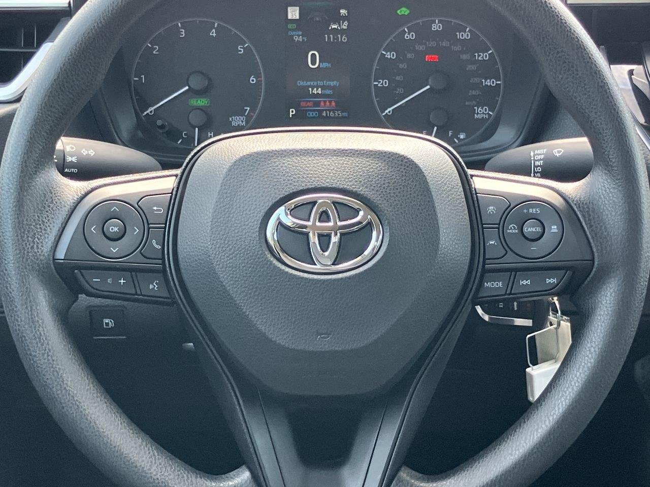 Used 2025 Blue (Celestite) Toyota Hybrid LE image 18