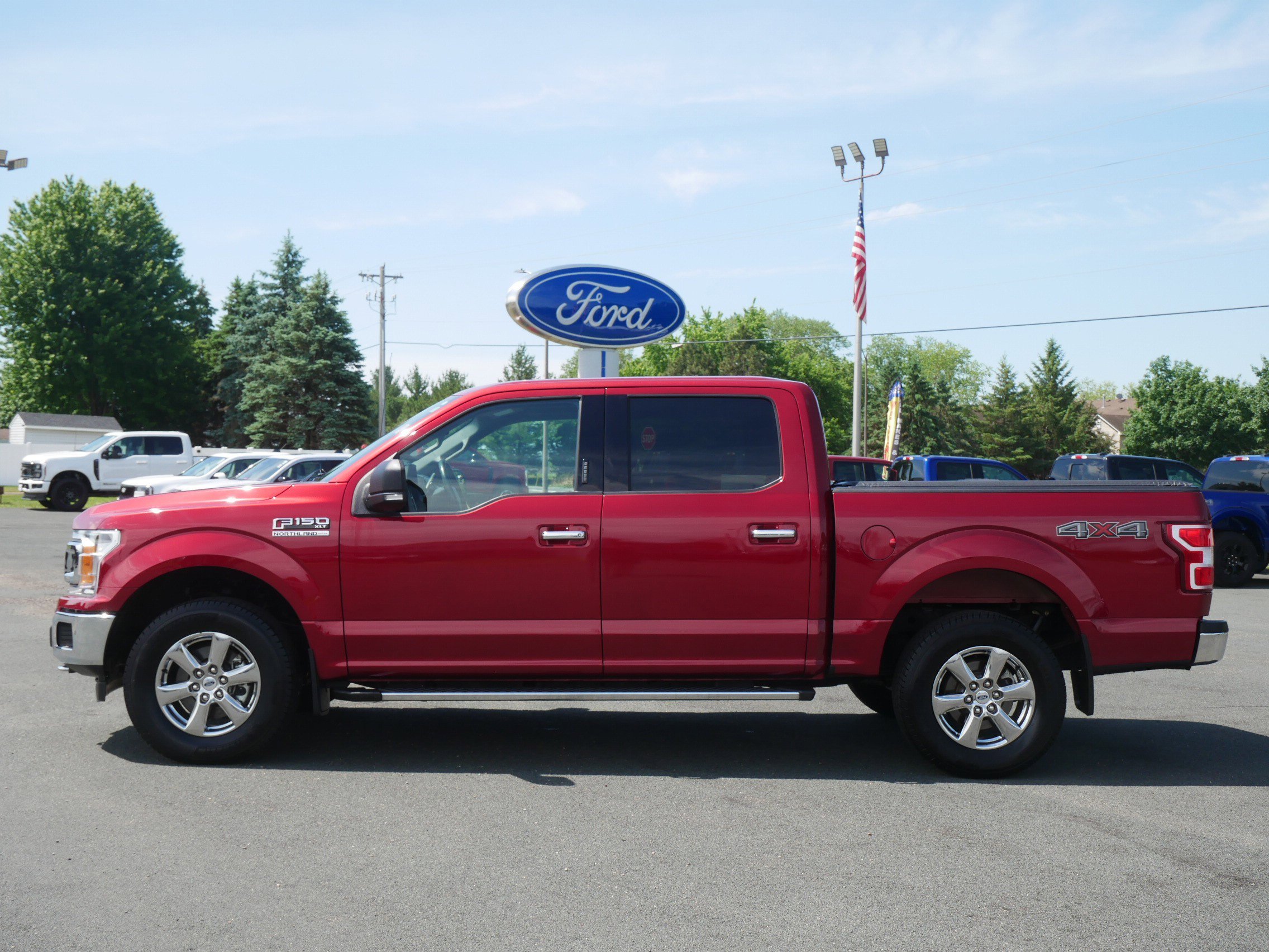 Used 2019 Ford F-150 XLT with VIN 1FTEW1EP8KFB46291 for sale in Northfield, Minnesota