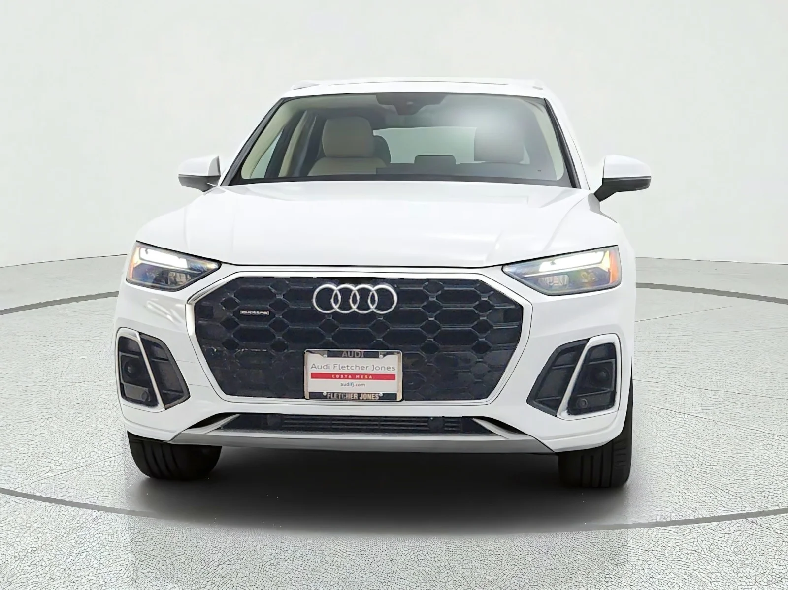 Used 2023 Glacier White Metallic Audi S line Premium image 2