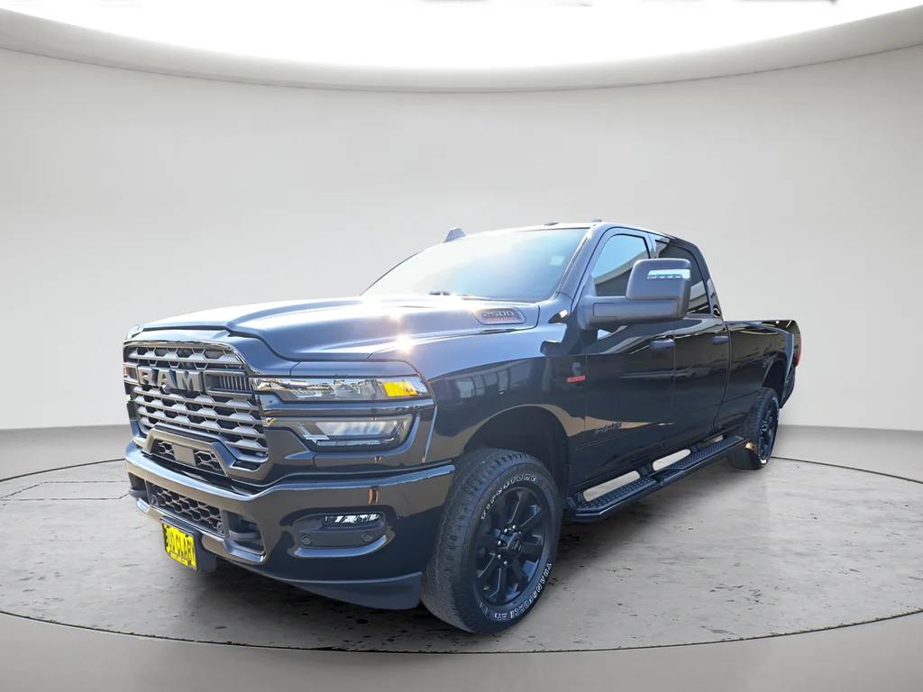 New 2026 Diamond Black Crystal Pearl-Coat Exterior Paint RAM Big Horn image 1