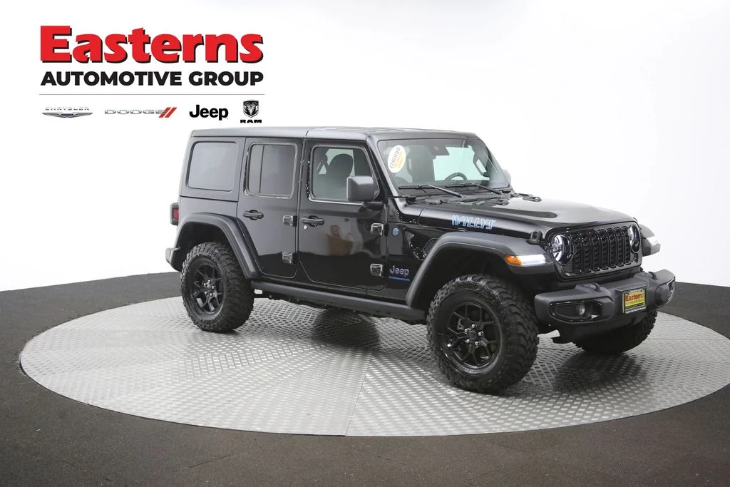 Used 2025 Black Jeep Willys 4xe image 49