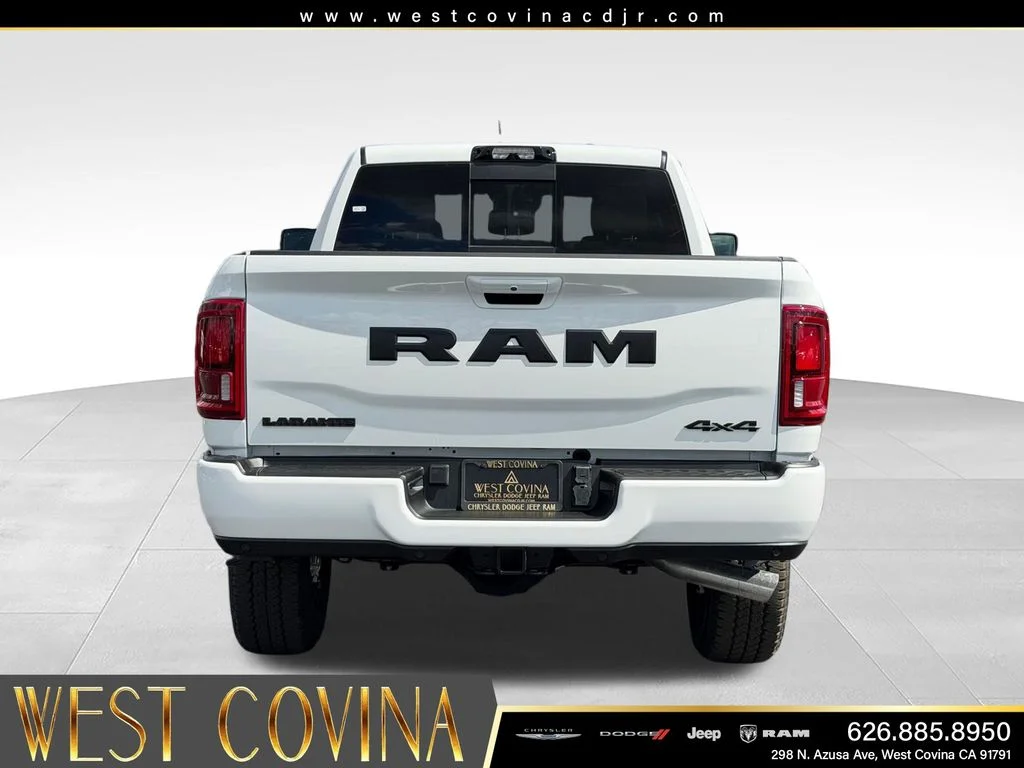 New 2026 Bright White Clear-Coat Exterior Paint RAM Laramie image 9