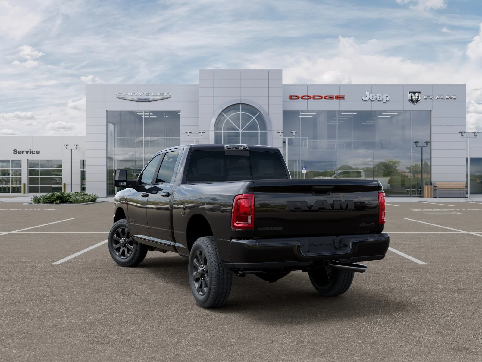 New 2026 Diamond Black Crystal Pearl-Coat Exterior Paint RAM Laramie image 30