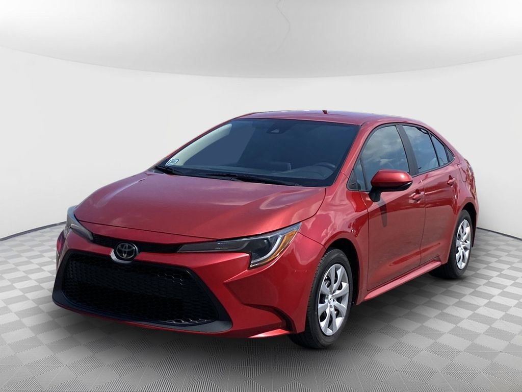 Used 2021 Red Toyota LE image 4