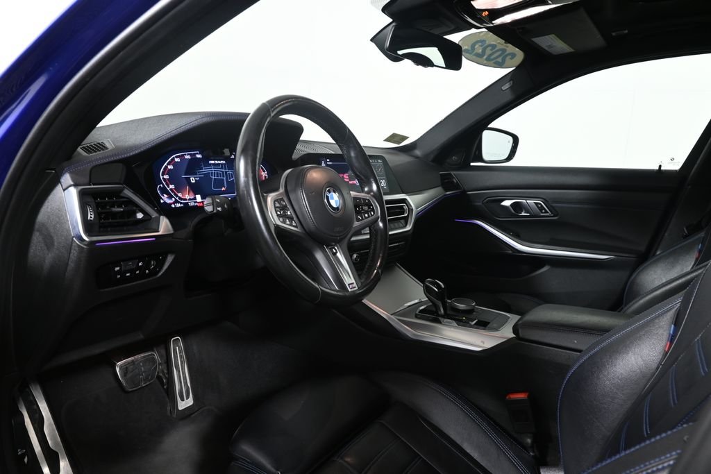 Used 2022 Blue Metallic BMW M340i xDrive image 15