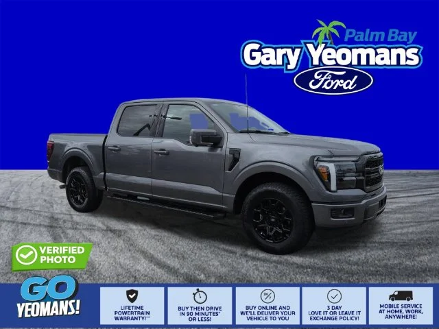 New 2026 Carbonized Gray Metallic Ford Lariat® image 1