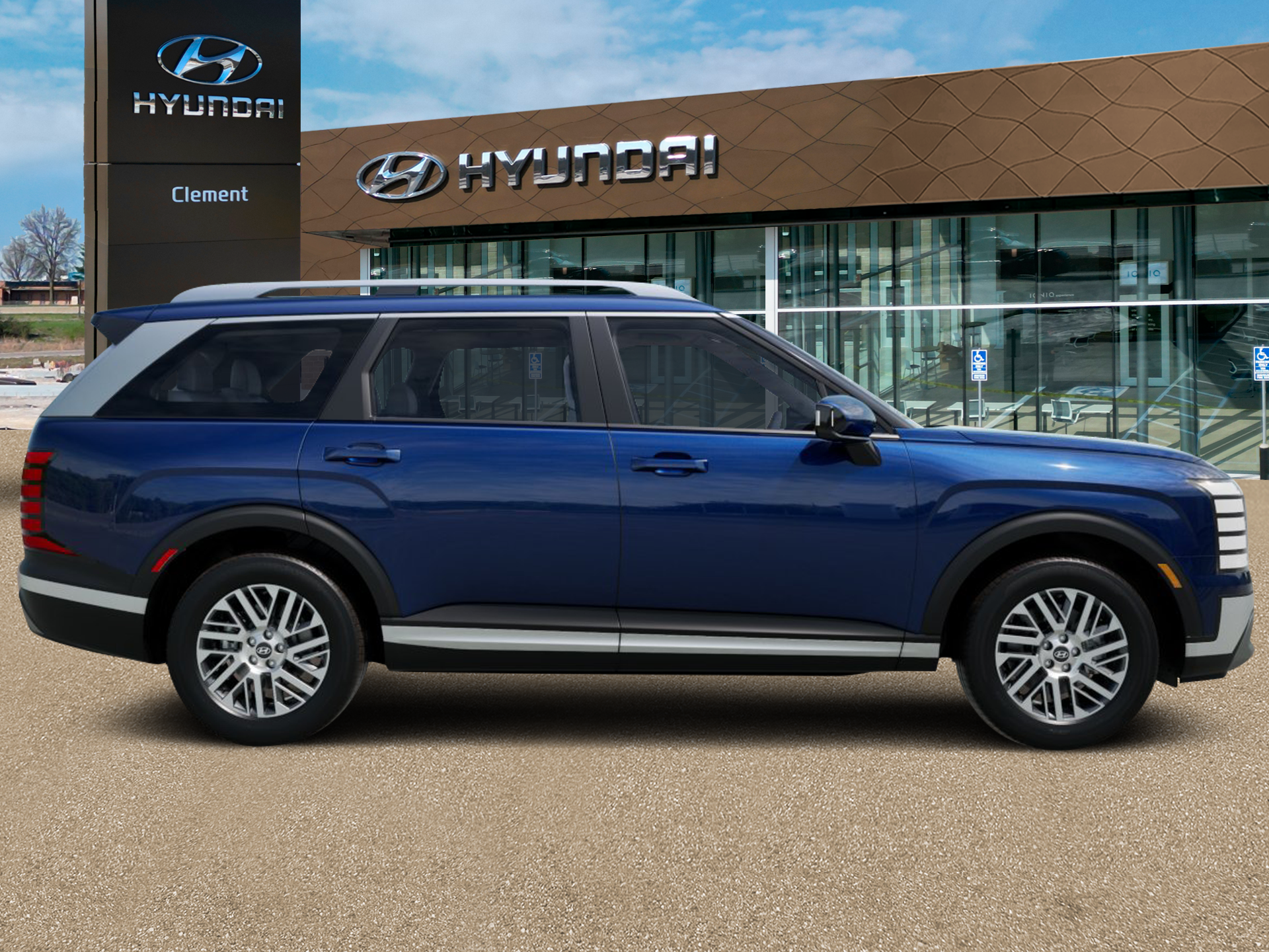 New 2026 Blue Hyundai SEL AWD image 6