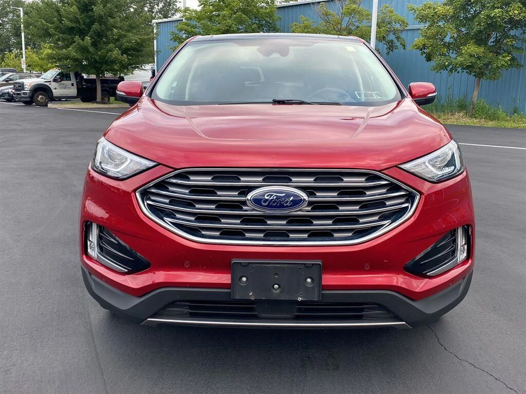 Used 2020 Rapid Red Metallic Tinted Clearcoat Ford Titanium image 6