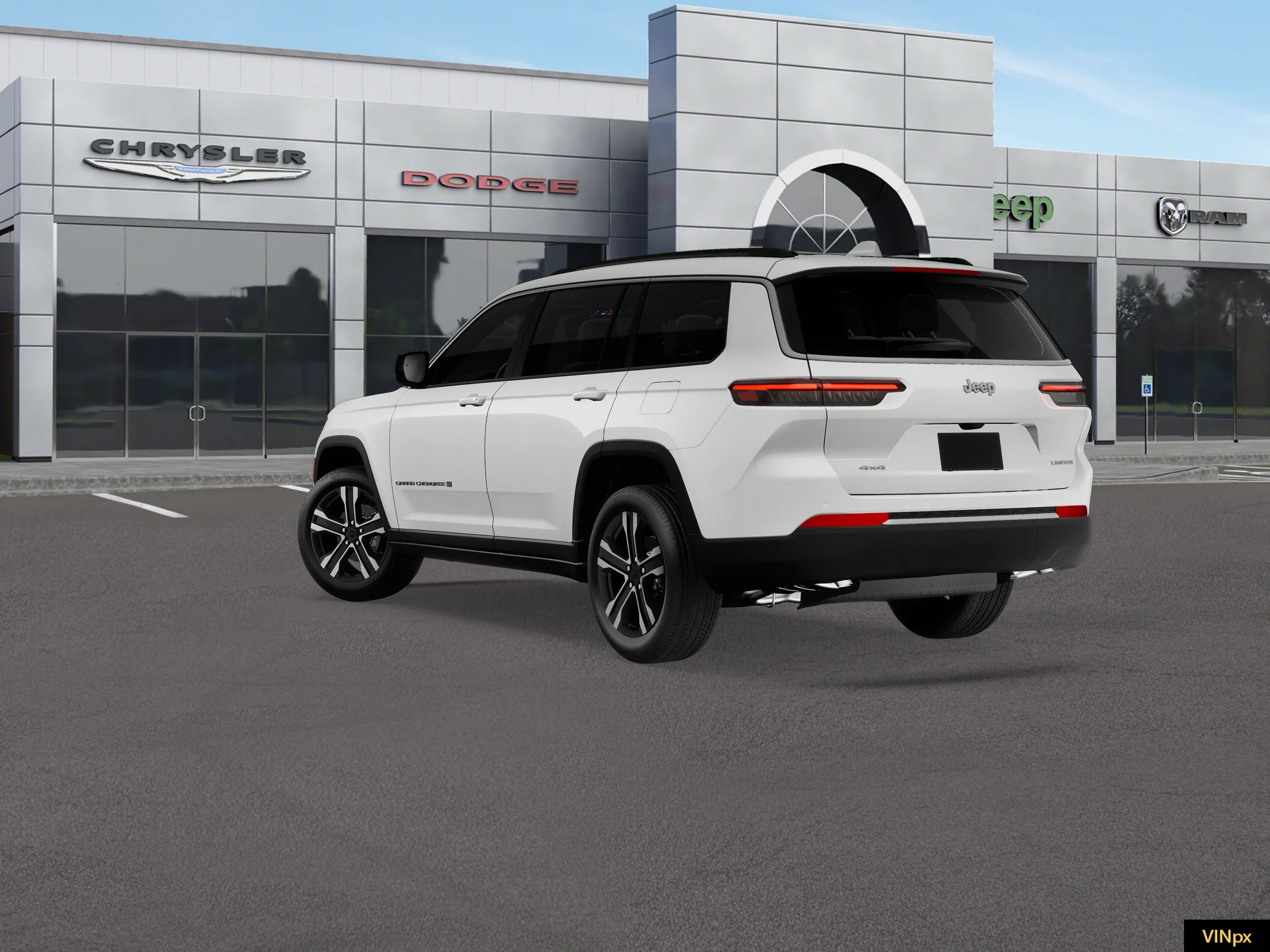 New 2027 Bright White Clear-Coat Paint Jeep Limited image 5