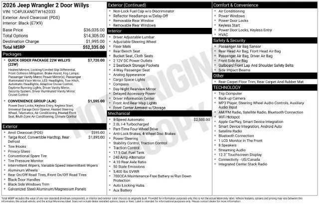 2026 Jeep Wrangler 2-Door Willys - Photo 30