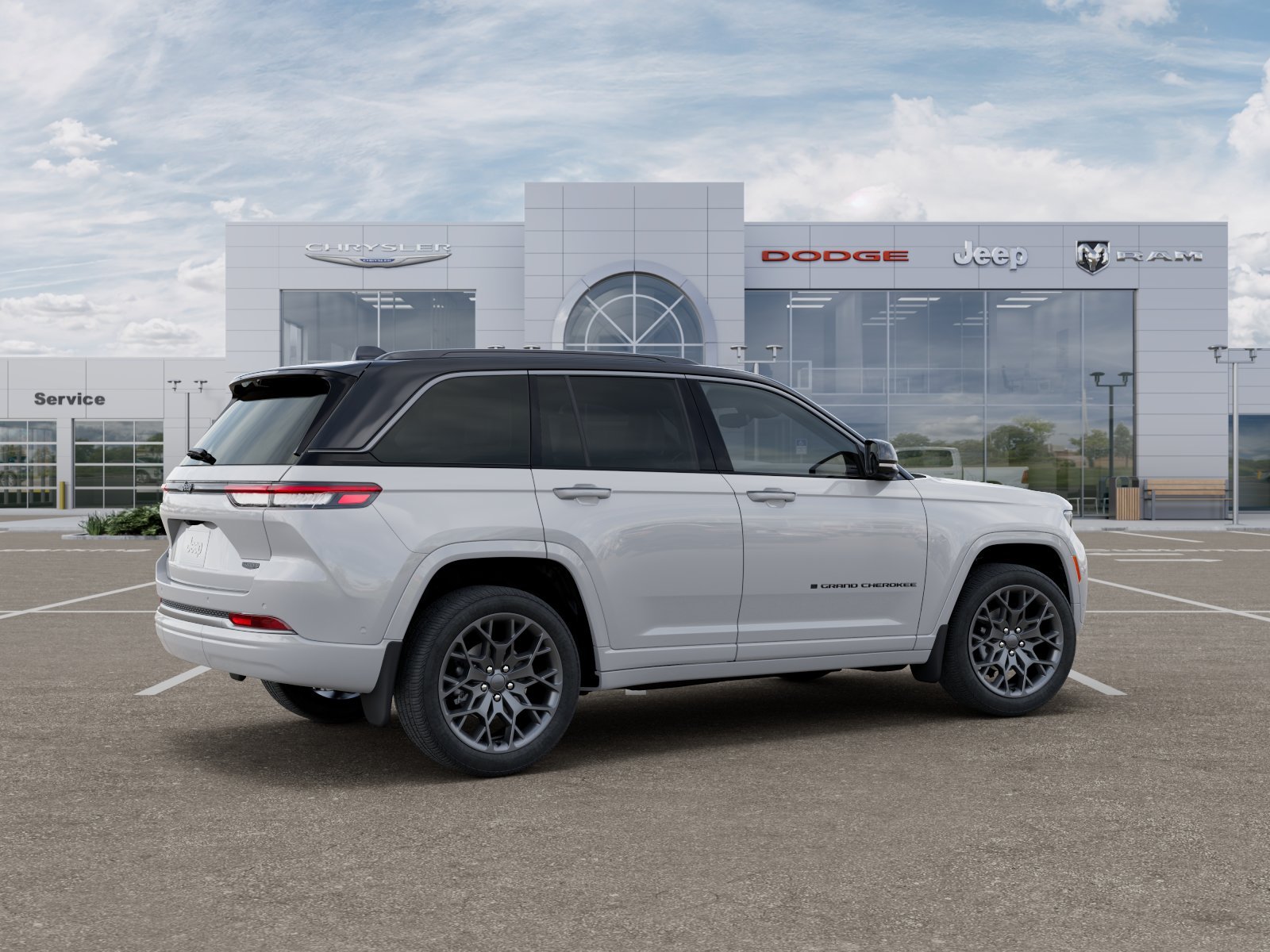 New 2026 Bright White Clear-Coat Exterior Paint Jeep Summit image 30