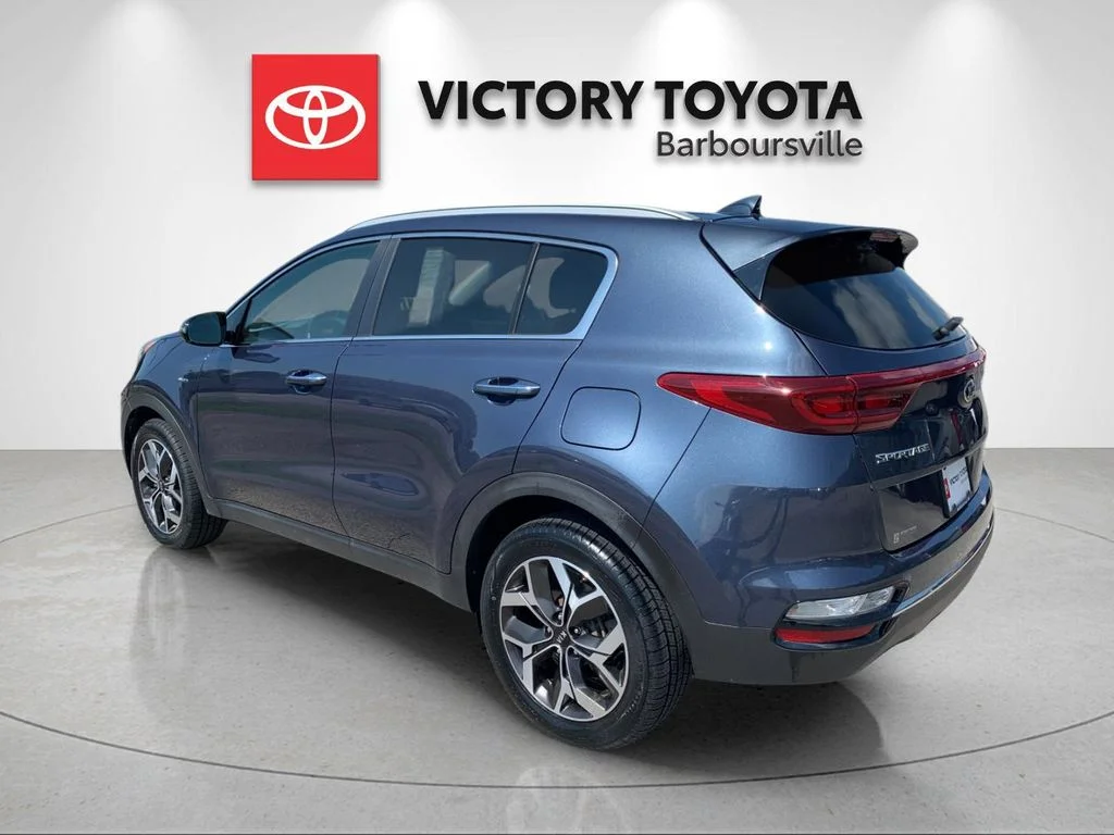 Used 2021 Blue Kia EX image 3