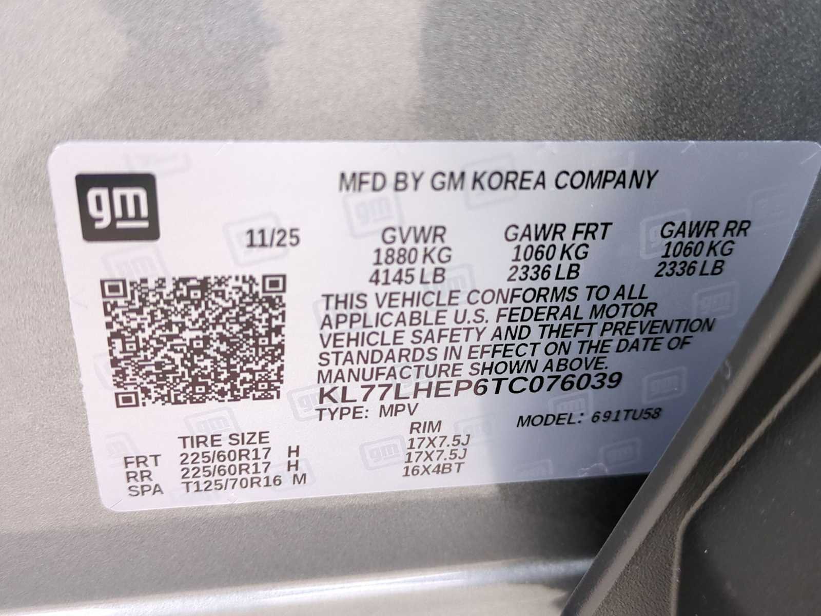 New 2026 Sterling Gray Metallic Chevrolet LT image 29