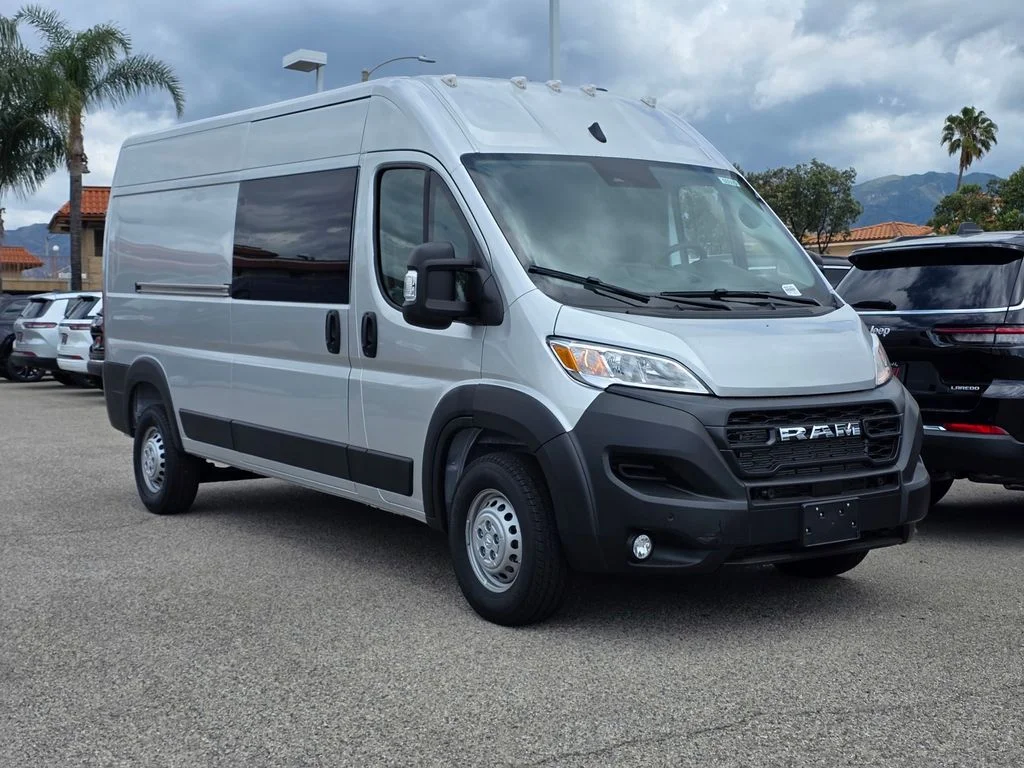 Bright Silver Metallic Clear-Coat Exterior Paint 2026 RAM ProMaster Van 9-Speed Automatic