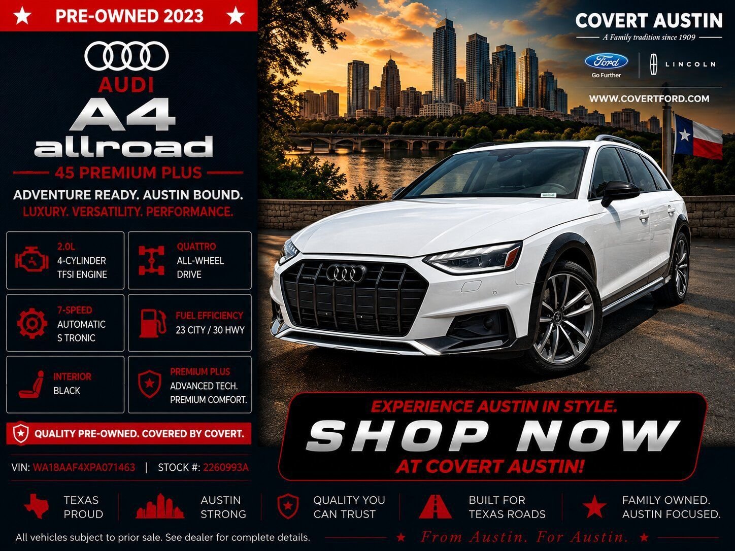 Used 2023 Black Audi 45 Premium Plus image 1